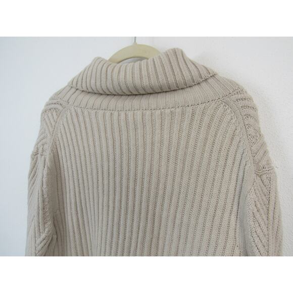 Rag & Bone Small Cream Merino Wool Turtleneck Sweater Textured Thick Cozy 100% - Picture 8 of 8